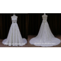 Lin065b High Quality Pretty Lace Strapless Wedding Dress with Belt